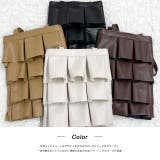 エコレザー フリルトートバッグ | ad thie | 詳細画像26