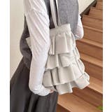 エコレザー フリルトートバッグ | ad thie | 詳細画像7