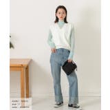 ふんわりやわらかVネックニットベスト | ad thie | 詳細画像11