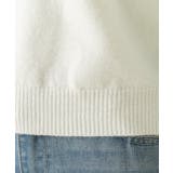 ふんわりやわらかVネックニットベスト | ad thie | 詳細画像18