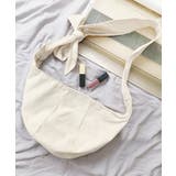 オフホワイト | アジャスタブルハンドル キャンバスショルダーバッグ | ad thie