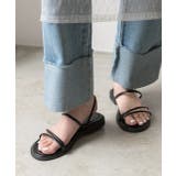 ストラップデザイン フラットサンダル | ad thie | 詳細画像4 