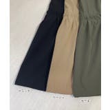 ギャザーデザイン フレアロングスカート | ad thie | 詳細画像18 