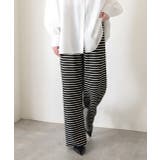 リラックスボーダーパンツ | ad thie | 詳細画像6 