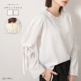 リボンデザイン ブラウス | ad thie | 詳細画像1 