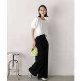 パフスリーブ 半袖ブラウス | ad thie | 詳細画像13 