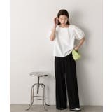 パフスリーブ 半袖ブラウス | ad thie | 詳細画像14 