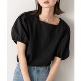 パフスリーブ 半袖ブラウス | ad thie | 詳細画像5 