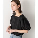 パフスリーブ 半袖ブラウス | ad thie | 詳細画像6 