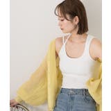 ダブルストラップ クロップドタンクトップ | ad thie | 詳細画像16 