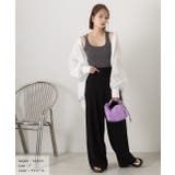 ダブルストラップ クロップドタンクトップ | ad thie | 詳細画像2 