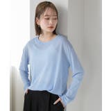 オーバーサイズ  カラーシアーカットソー | ad thie | 詳細画像24 