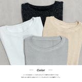 クルーネック ラメニットトップス | ad thie | 詳細画像20 