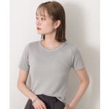 クルーネック ラメニットトップス | ad thie | 詳細画像8 