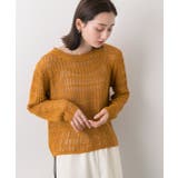 透かし編み ニットプルオーバー | ad thie | 詳細画像14 