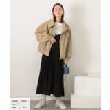 配色パイピングライトブルゾン | ad thie | 詳細画像10