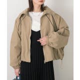 配色パイピングライトブルゾン | ad thie | 詳細画像13