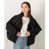 配色パイピングライトブルゾン | ad thie | 詳細画像16