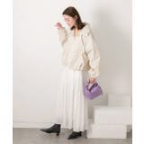 配色パイピングライトブルゾン | ad thie | 詳細画像8