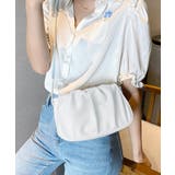 ギャザーデザイン ミニショルダーバッグ | ad thie | 詳細画像8 