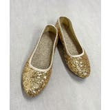 ゴールド | スパンコール バレエシューズ | ad thie