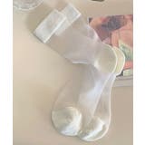 カラバリ豊富 配色シアーソックス | ad thie | 詳細画像16 