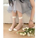 カラバリ豊富 配色シアーソックス | ad thie | 詳細画像17 