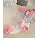 カラバリ豊富 配色シアーソックス | ad thie | 詳細画像26 