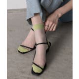 カラバリ豊富 配色シアーソックス | ad thie | 詳細画像8 