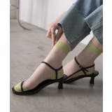 カラバリ豊富 配色シアーソックス | ad thie | 詳細画像9 