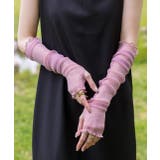 サムホール ラメシアーアームカバー | ad thie | 詳細画像5 