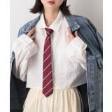 ボルドー | アソート柄 ジップデザインネクタイ | ad thie