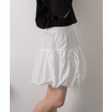 リボン付き バルーンミニスカート | ad thie | 詳細画像30 