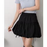 リボン付き バルーンミニスカート | ad thie | 詳細画像8 