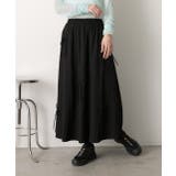 リボンデザイン ワッシャーフレアスカート | ad thie | 詳細画像23 