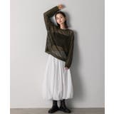 バルーンボリュームロングスカート | ad thie | 詳細画像30