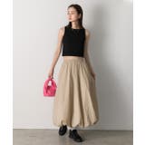 バルーンボリュームロングスカート | ad thie | 詳細画像4