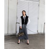 ダブルウエスト Iラインスカート | ad thie | 詳細画像14