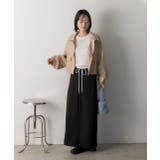 ダブルウエスト Iラインスカート | ad thie | 詳細画像16