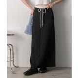 ダブルウエスト Iラインスカート | ad thie | 詳細画像20