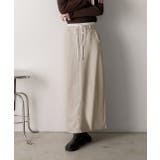 ダブルウエスト Iラインスカート | ad thie | 詳細画像29