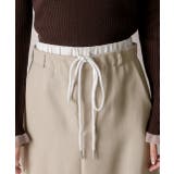 ダブルウエスト Iラインスカート | ad thie | 詳細画像30