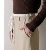 ダブルウエスト Iラインスカート | ad thie | 詳細画像32