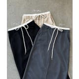 ダブルウエスト Iラインスカート | ad thie | 詳細画像40