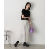 ドット柄 フレアスカート | ad thie | 詳細画像2