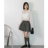 ドローコード付き ミニスカート | ad thie | 詳細画像10 