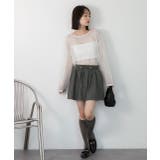 ドローコード付き ミニスカート | ad thie | 詳細画像11 