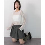 ドローコード付き ミニスカート | ad thie | 詳細画像15 