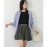 ドローコード付き ミニスカート | ad thie | 詳細画像3 