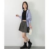 ドローコード付き ミニスカート | ad thie | 詳細画像6 